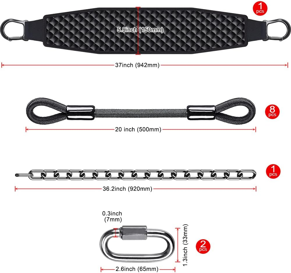 Kipika Heavy Duty Wall Mounted Doorway Pull up Bar, Multifunctional Chin up Bar, Portable Fitness Door Bar, Body Workout Home Gym System image number 4