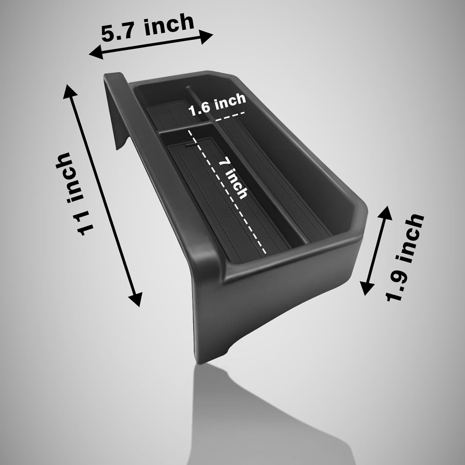 Muslogy Dash Storage Box behind Screen Center Console Organizer Compatible with Mazda CX5 CX-5 Accessories 2022-2025 Sunglasses Holder Dashboard Insert Tray ABS Interior Secondary Accessories image number 2