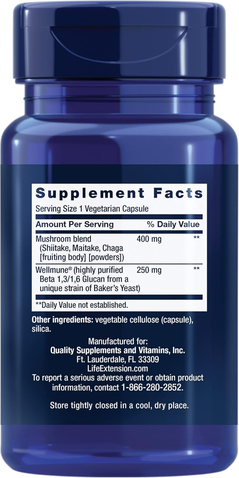 Life Extension Mushroom Immune with Beta Glucans image number 6