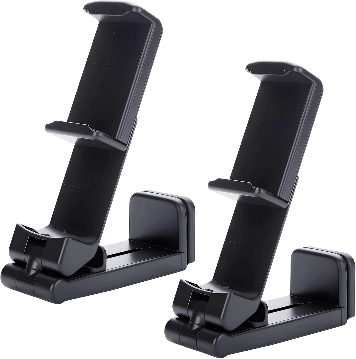 2 Pack Airplane Phone Holder,Adjustable 360 Degree Rotation,Travel Accessories for Cruise Car Mount Cell Stand Air Plane Table Seat Desk Vacation Size Golf Cart Universal Hands Free image number 2