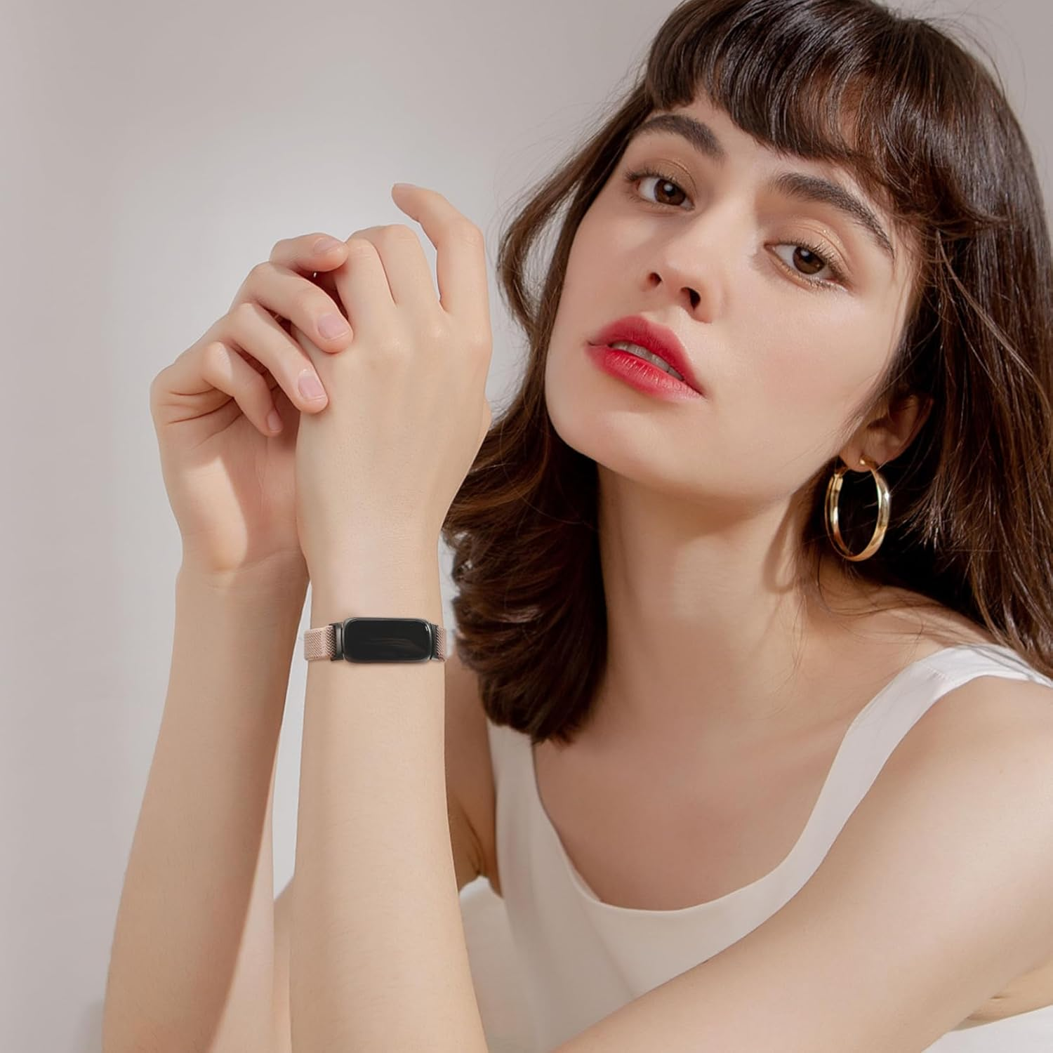 5 Pack Stretchy Nylon Compatible with Fitbit Inspire 3 Bands for Women Men, Elastic Adjustable Soft Sport Strap Replacement Wristband for Fitbit Inspire 3 Bands/Fitbit Inspire 2 Bands image number 5