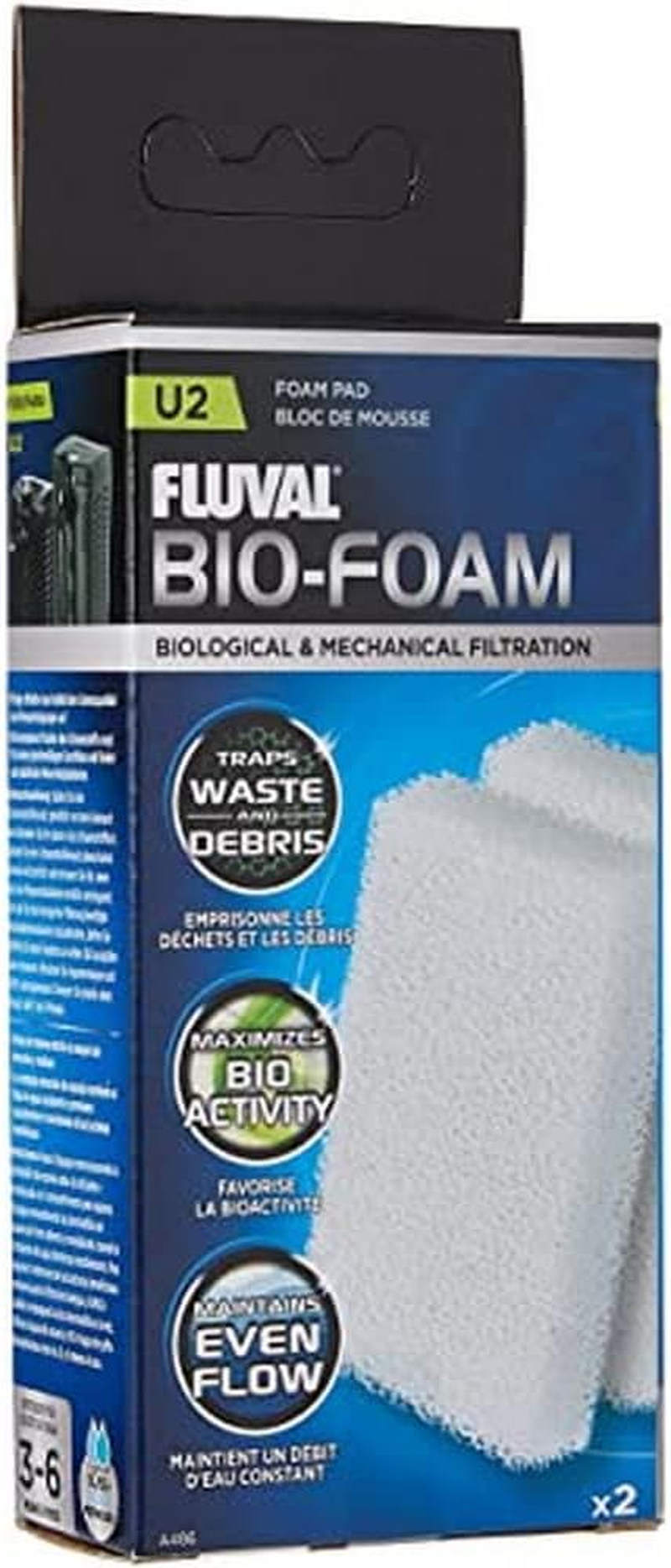 Fluval Clearmax 2-Pack Cartridge for Fluval U2 Aquarium Filter image number 5