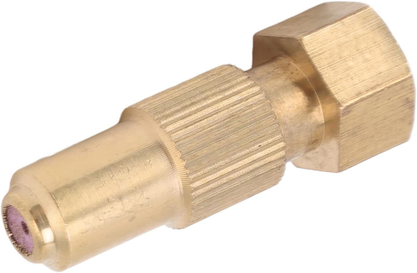 High Pressure Sprayer Nozzle, High Pressure Sprayer Nozzle, Brass Sprayer Nozzle Detachable Sturdy Ceramic Rustproof Watering Spray Nozzle for Courtyard (1.5Mm/0.06In Hole) image number 1