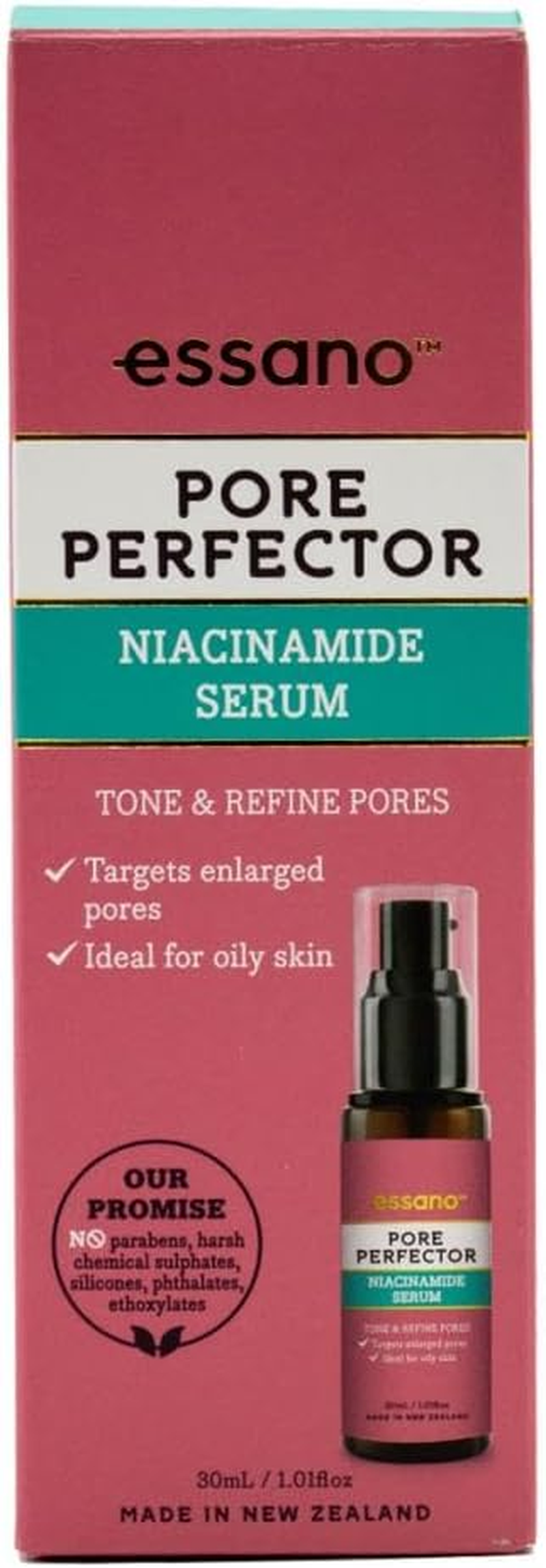 Essano Niacinamide Tone and Refine Pore Perfector Facial Serum 30 Ml