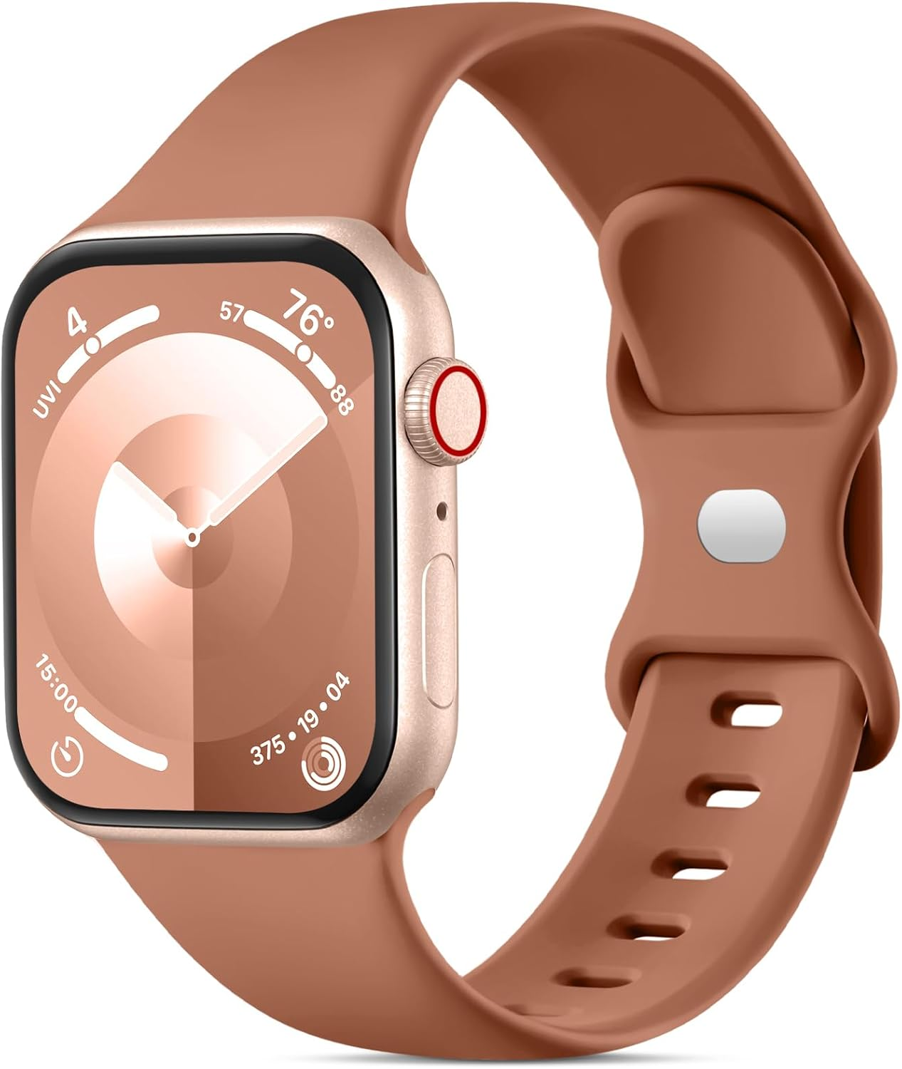 Ouwegaga Compatible with Apple Watch Band 38Mm 40Mm 41Mm 42Mm 44Mm 45Mm 46Mm 49Mm, Soft Silicone Sport Waterproof Strap for Apple Watch Series 11 10 9 8 7 6 5 4 3 2 1 SE Ultra 1 2 3 Women Men