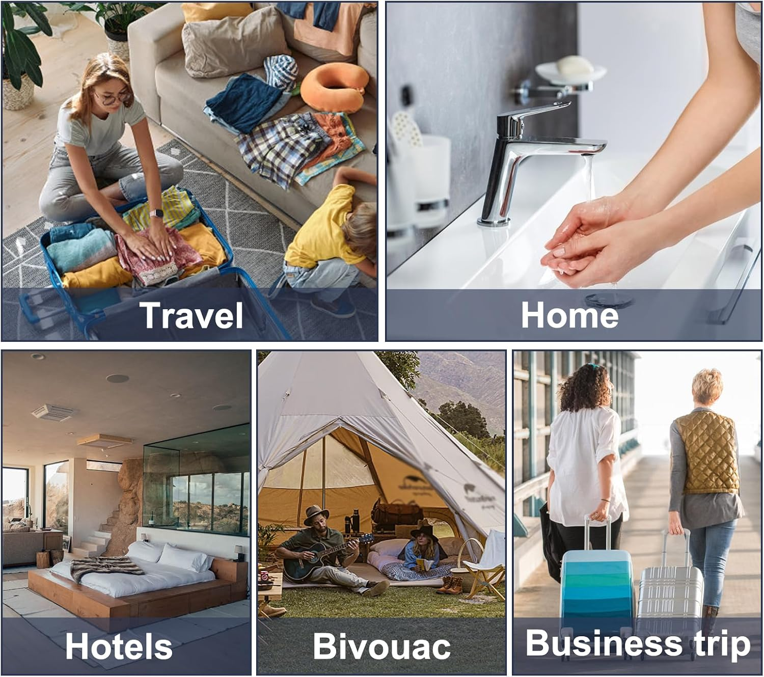 Slequipo Bulk Bar Soap, 100 Pack Mini Soap Bars Bulk Individually Wrapped, 0.5 Oz Travel Soap Small Hotel Soaps Travel Size Toiletries for Hotel Bathroom image number 4