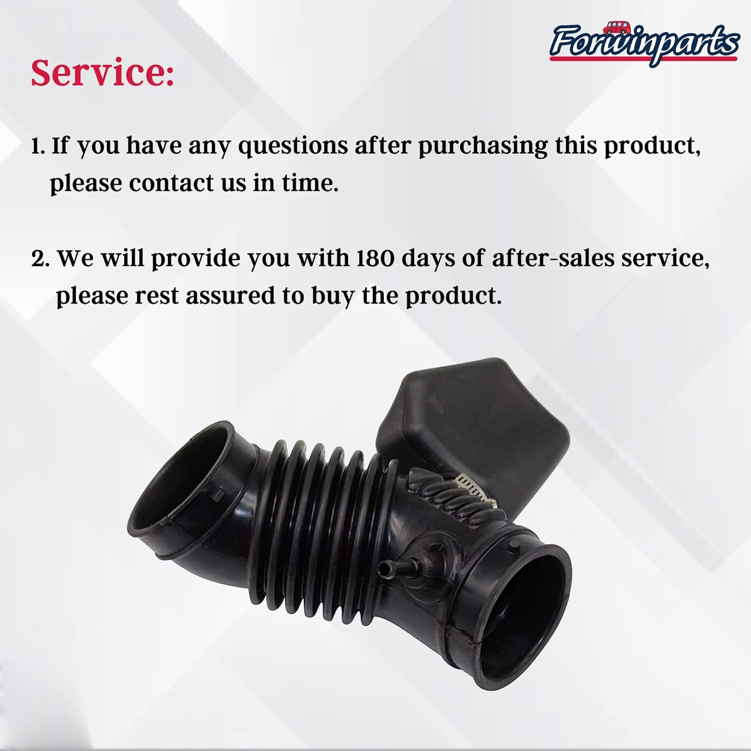 Forwinparts 28130-2H100 Air Intake Hose Assembly for Hyundai Elantra 2007 2008 2009 2010 2011 2012 2.0L #281302H100 Intake Filter Tube image number 3