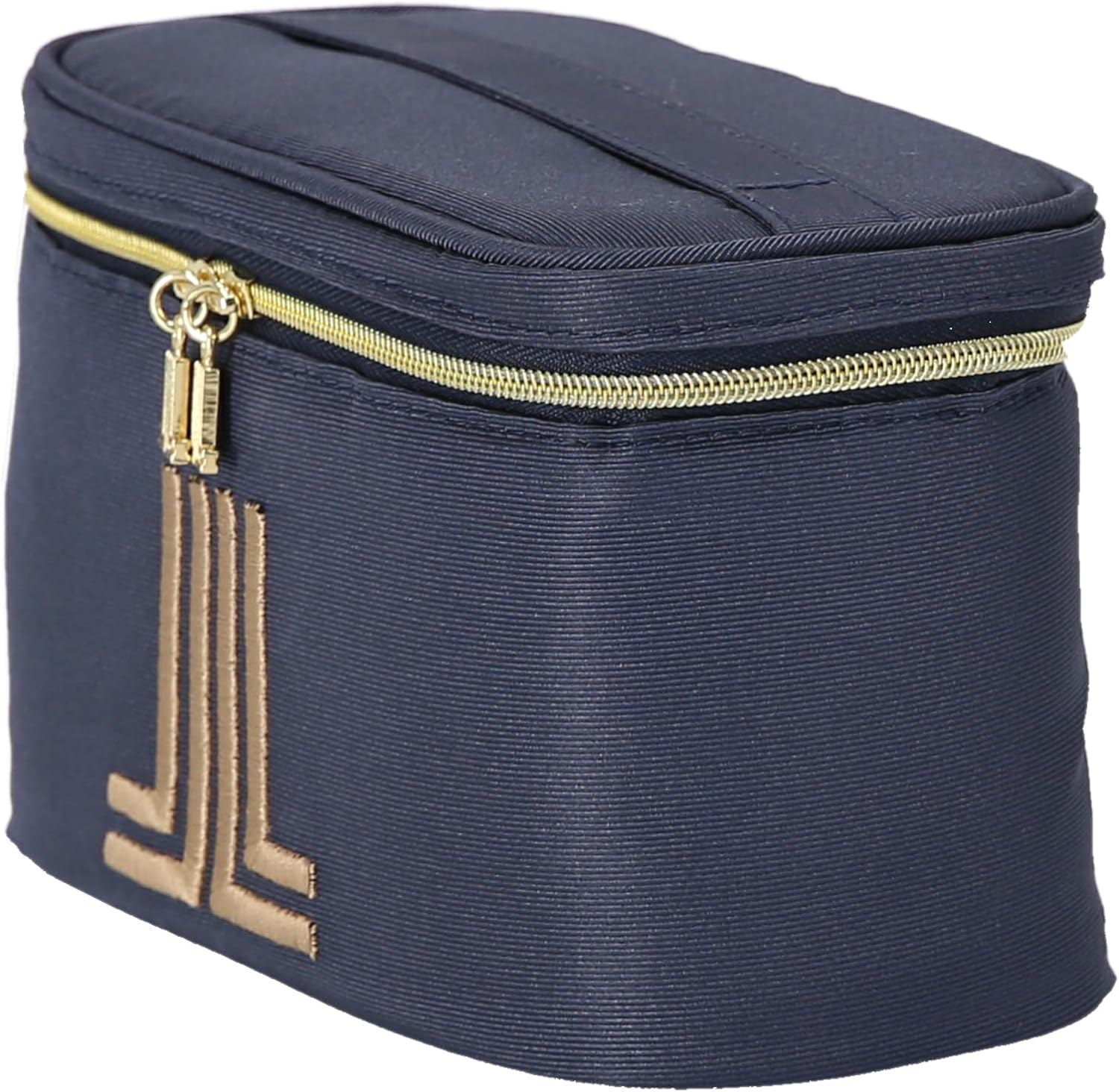 Lanvin Collection Women'S Vanity Pouch 08704202 Pouch Women 08704202B Navy [B] Approx. Width 6.5 X Height 4.3 X Depth 3.5 Inches (16.5 X 11 X 9 Cm), Navy [B], 約 横16.5Cm&times;縦11Cm&times;マチ9Cm
