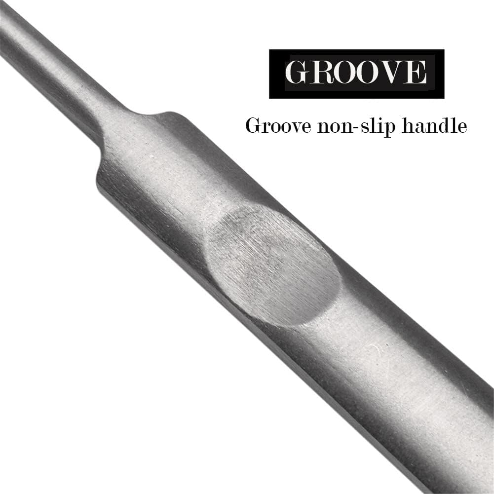 AKOAK 2 Pcs Stainless Steel Dead Skin Fork V - Shaped Nail Edge Dead Skin Durable Cuticles Dead Skin Scraper Nail Care Essential Gadget image number 2