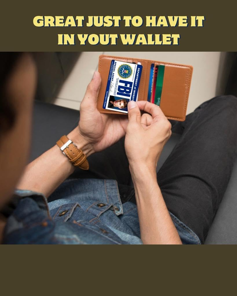 Pack of Supernatural Sam & Dean'S FBI License/Fake ID License/Double Sided/Great Complement for Costumes/Professional Quality: Funny Car Accesories/Funny Things image number 4