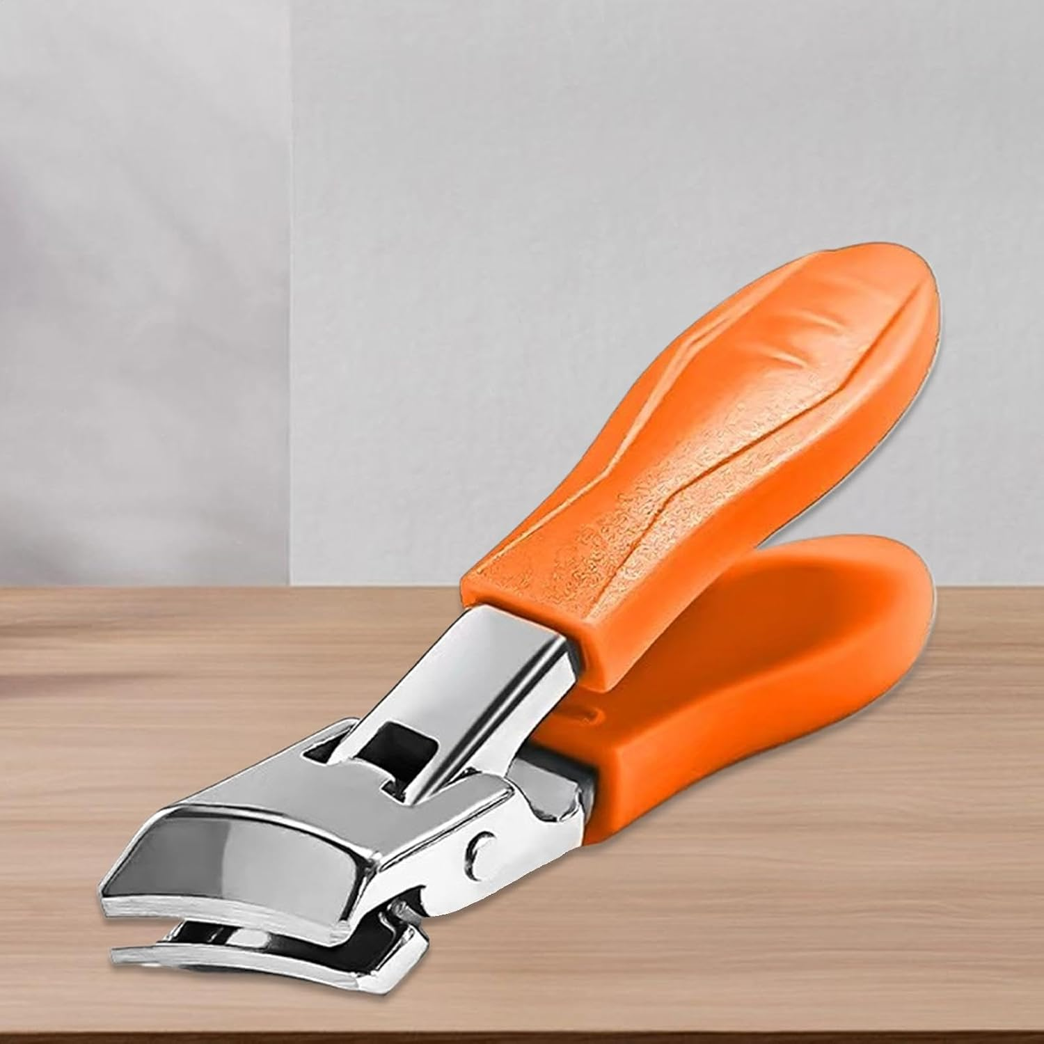 Slanted Nail Scissors,Heavy Duty Toenail Fingernail Scissors - Seniors Nails Trimmer Anti-Splash Manicure Pedicure Equipment for Father, Mother image number 1