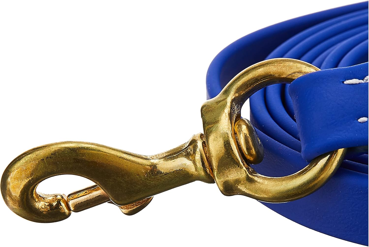 J&J Dog Supplies Biothane Dog Leash, 3/4" Wide by 6' Long, Blue image number 1