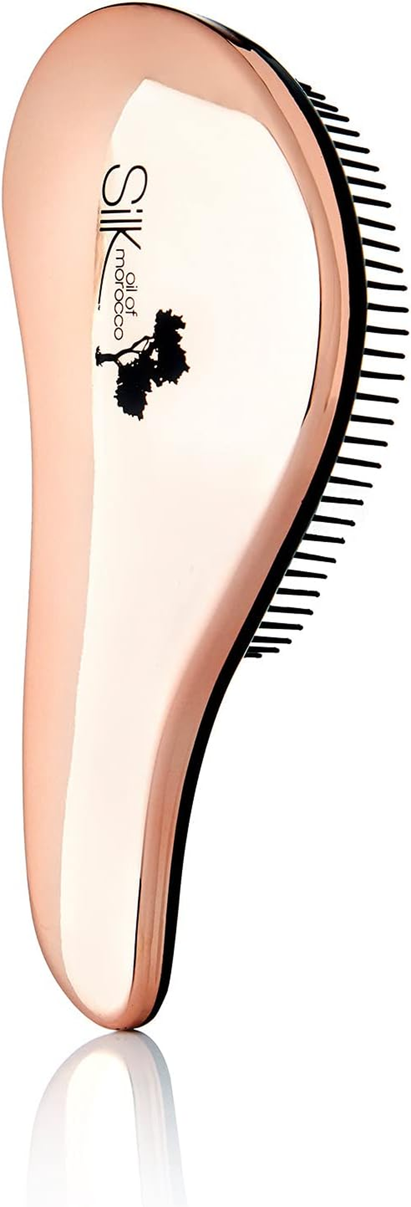 Silk Oil of Morocco Silk Detangling Hair Brush, Gold