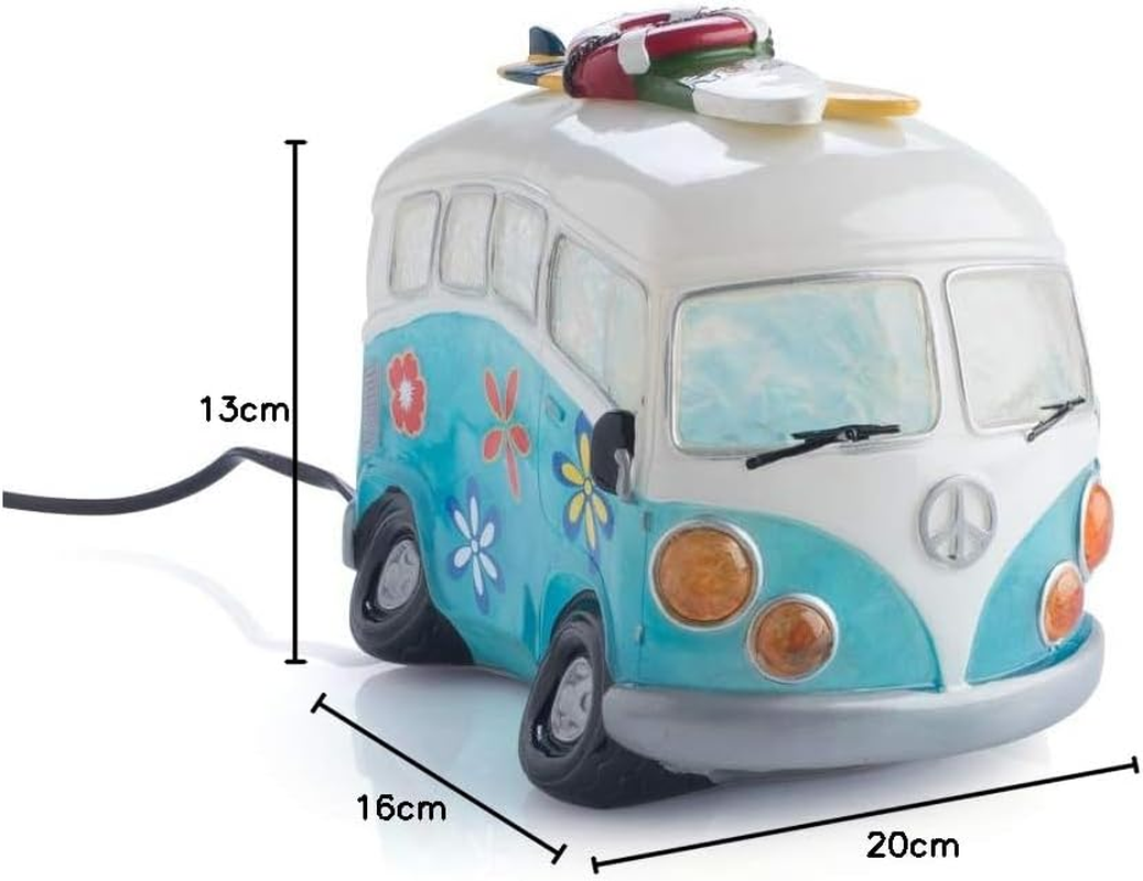 MDI Australia Blue Cartoon Hippie Combi Van LED Table Lamp
