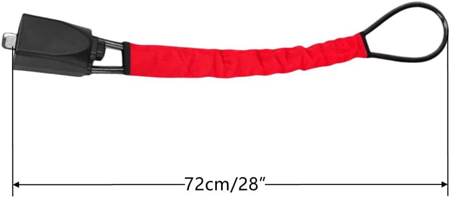 Naisfei Car Steering Wheel Lock,Universal anti Theft Car Device, Seat Belt Lock, Car Theft Prevention with 3 Keys Fit Most Vehicle, SUV, Golf Cart Security(Red)