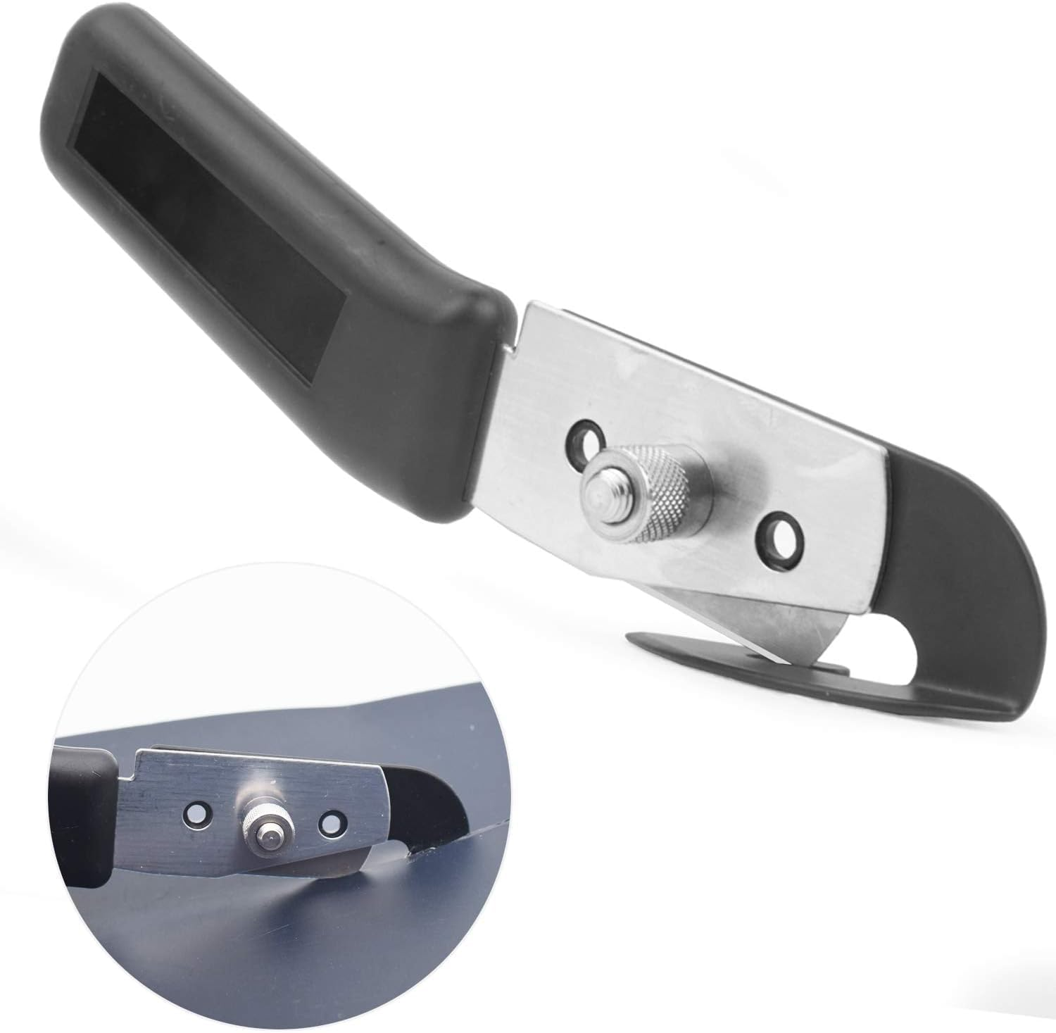 Wrapping Paper Cutter,Car Vinyl Wrap Paper Cutter Vinyl Film Cutter Craft Knife Utility Knife Wallpaper Cutter,Gift Wrap Cutter Tool with 2 Extra Blades image number 3