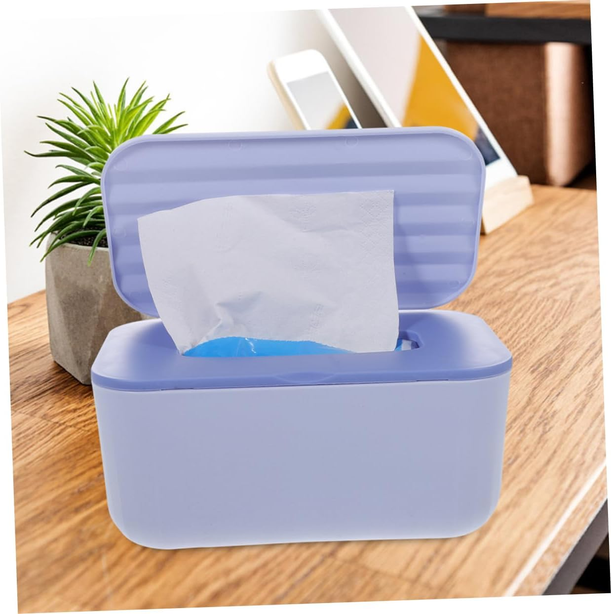 IMIKEYA 2Pcs Refillable Wipes Container Wipe Storage Box Flushable Dispenser for Bathroom Sealing Lid image number 4