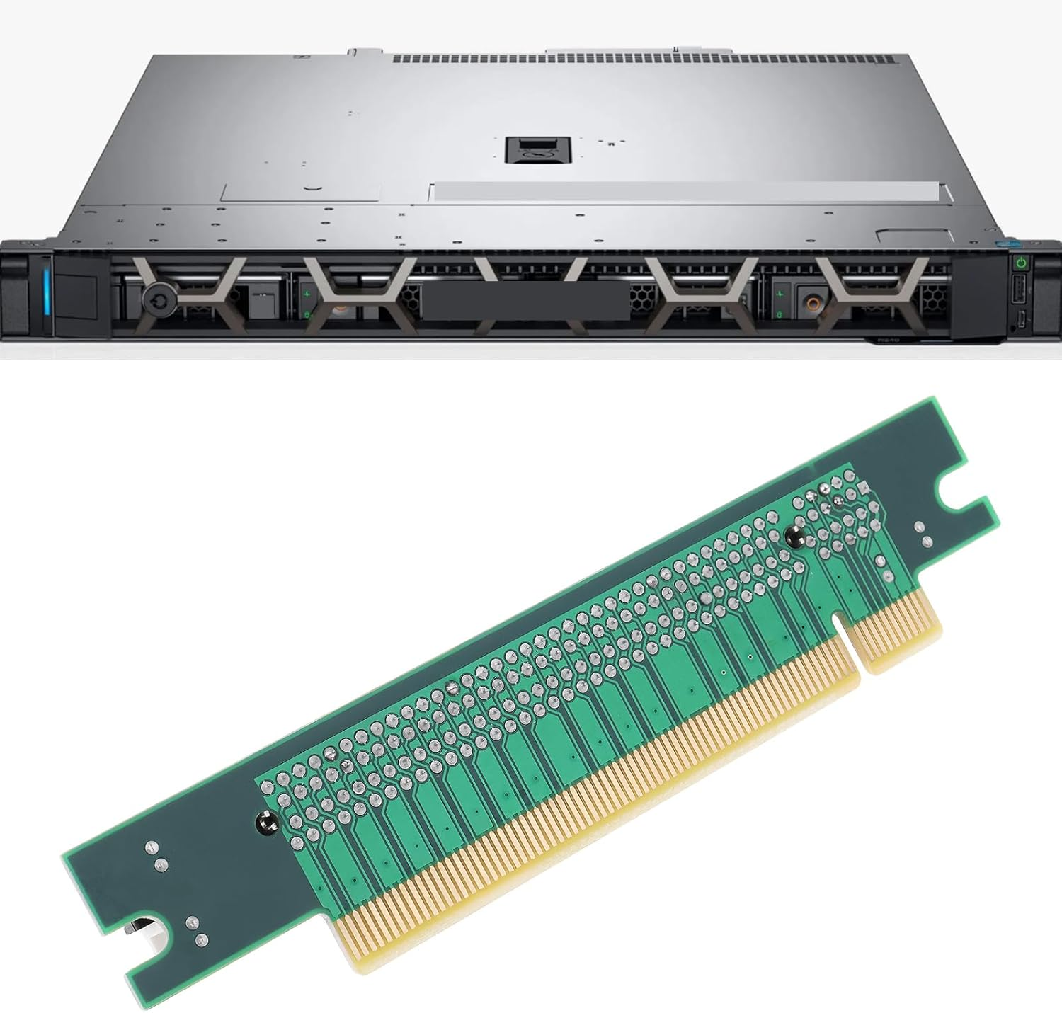 Create Idea Pci-Express 16X Riser Adapter Card 90&deg; for 1U/2U Server Computer Compatible with DELL image number 6