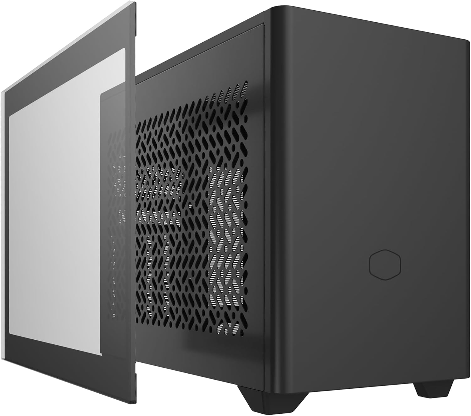 Cooler Master NR200P V2 Mini-Itx 18L PC Case, Top-Mount 240Mm|280Mm Liquid Cooler, 356Mm Vertical Mounting 3.5-Slot GPU, Tempered |Vented Panel, USB 3.2 Gen 2X2 Type C (NR200PV2-KCNN-S00) image number 3