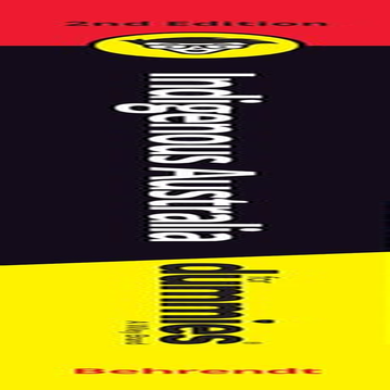 Indigenous Australia for Dummies image number 1