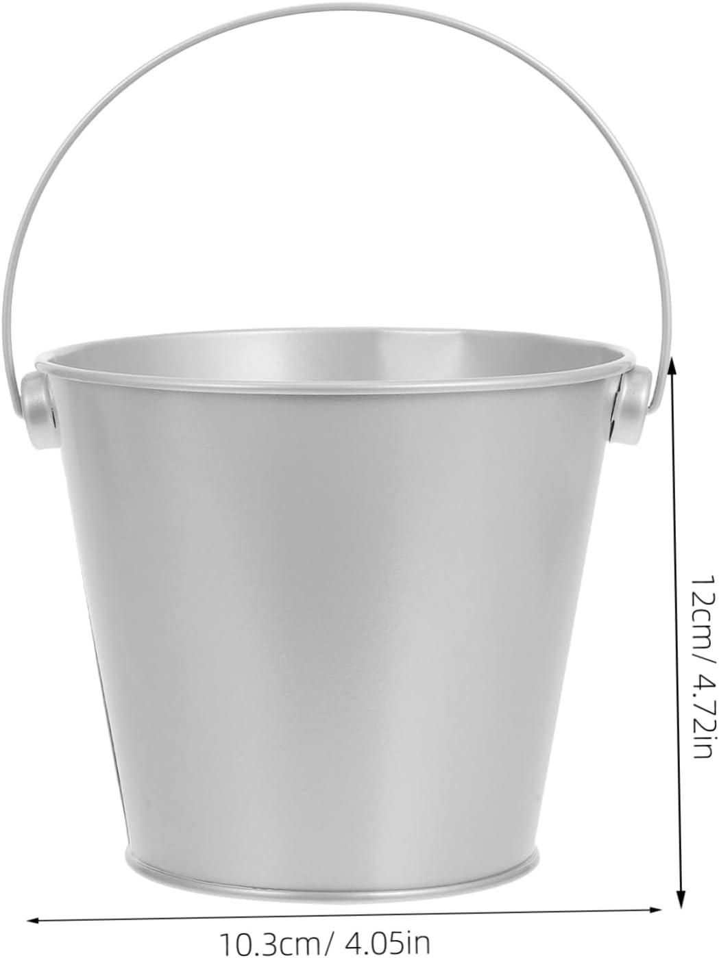 Alipis 3Pcs Portable Iron Keg Small Tin Bucket Lid Metal Gardening Bucket Metal Pail for Party Decor Rustic Tin Pitcher Plant Container