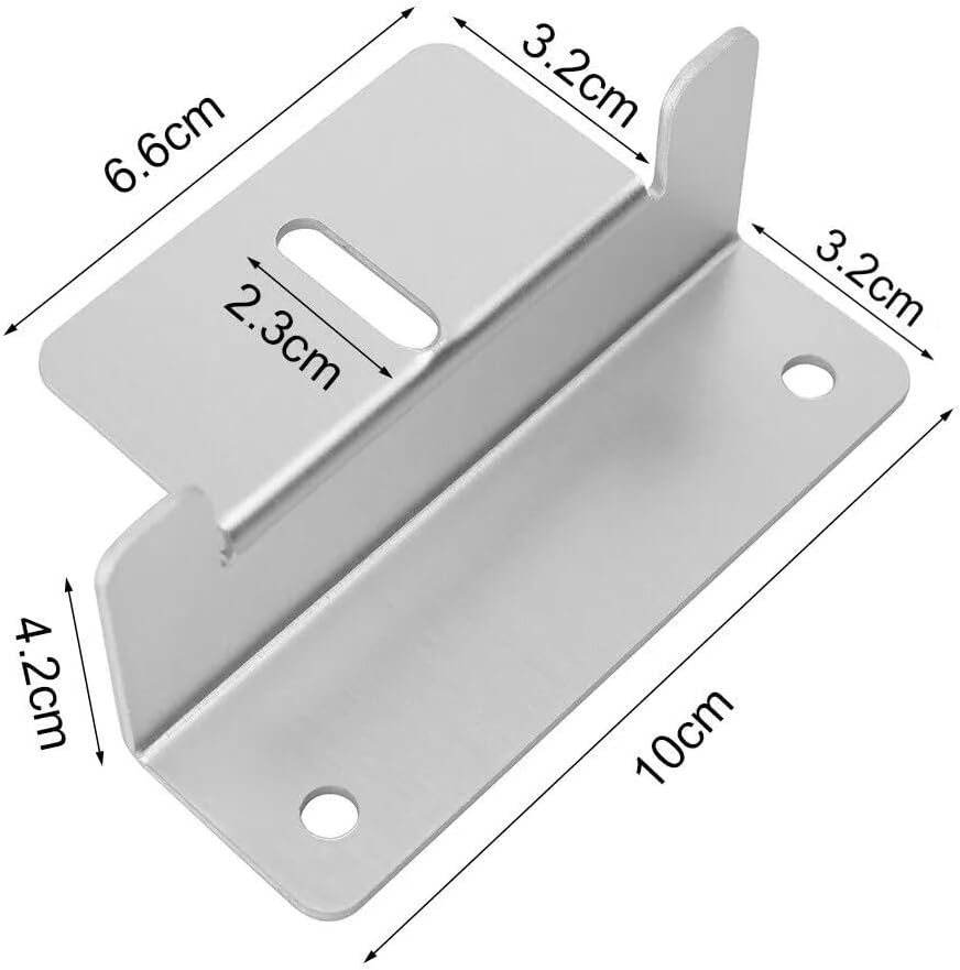 Solar Panel Mounting Brackets Aluminum Kit Flat Roof Mount Bracket Boat Caravan image number 5
