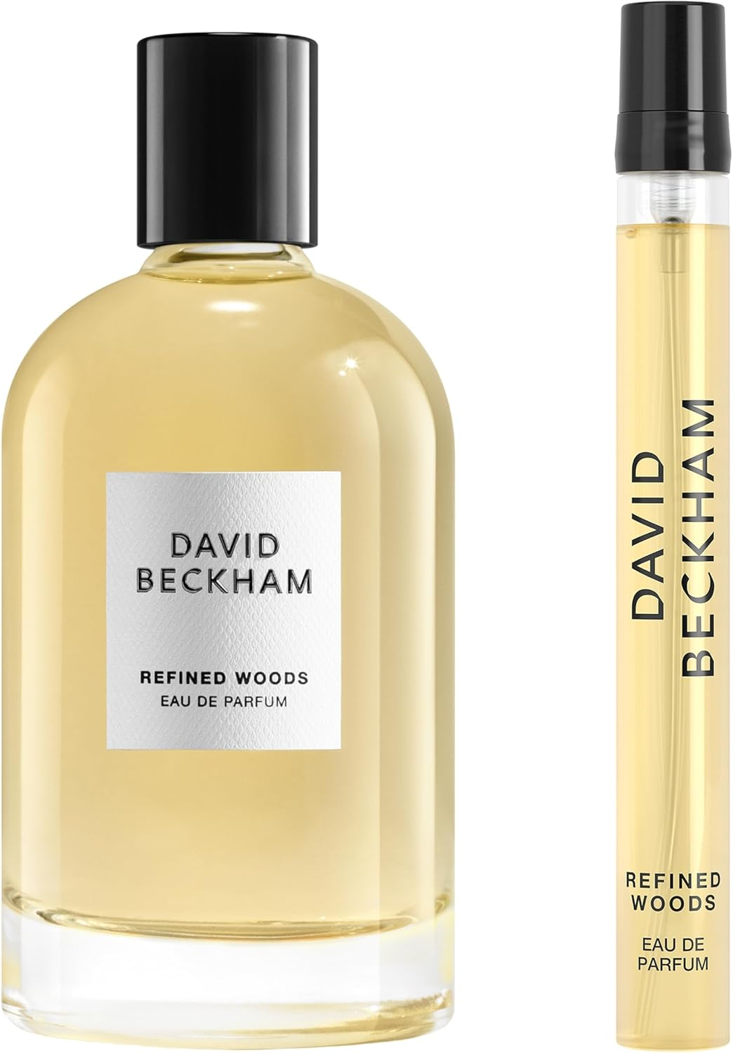 David Beckham Refined Woods Eau De Parfum and Travel Size Eau De Parfum Gift Set for Men, 100Ml + 10Ml