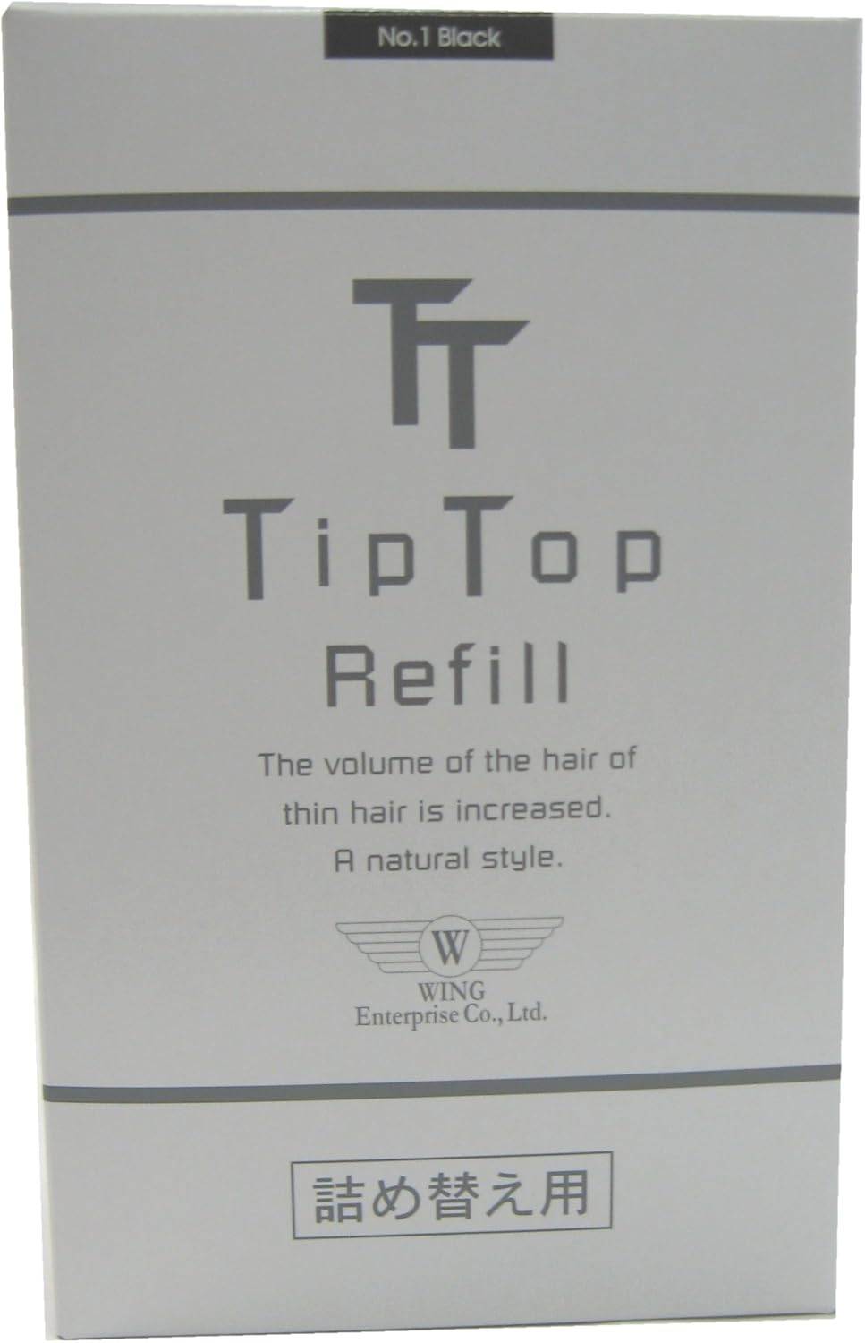 Pack NO.1 Black for Replacement Tip Top Packed (80G) / Tip Top (Coloring)