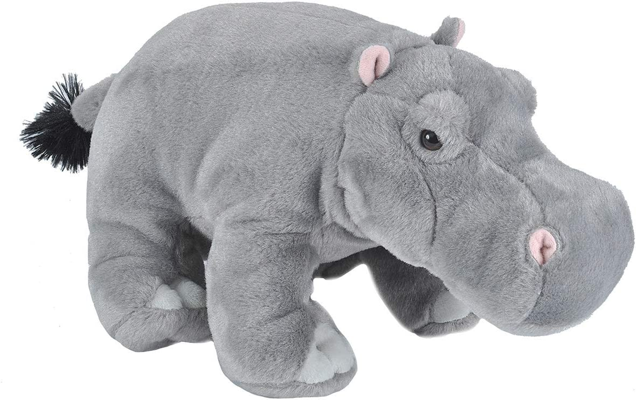 Wild Republic 16620 Hippo, Stuffed Animal, Plush Toy, Gifts for Kids, Cuddlekins, 12" image number 3