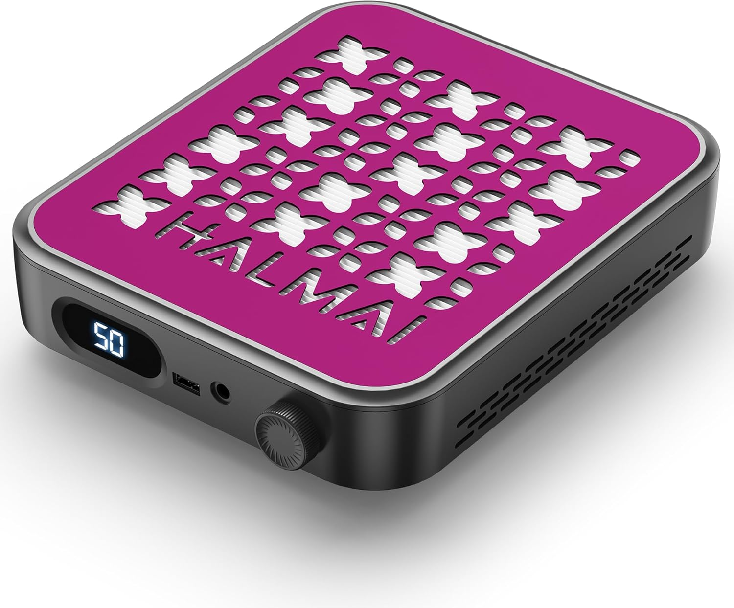 HALMAI Nail Dust Collector - 800Pa Suction & 50K RPM Brushless Motor for Acrylic Nails, Compact Beginner-Friendly Salon Tool with Reusable HEPA Filter (Salon & Home Use) image number 4