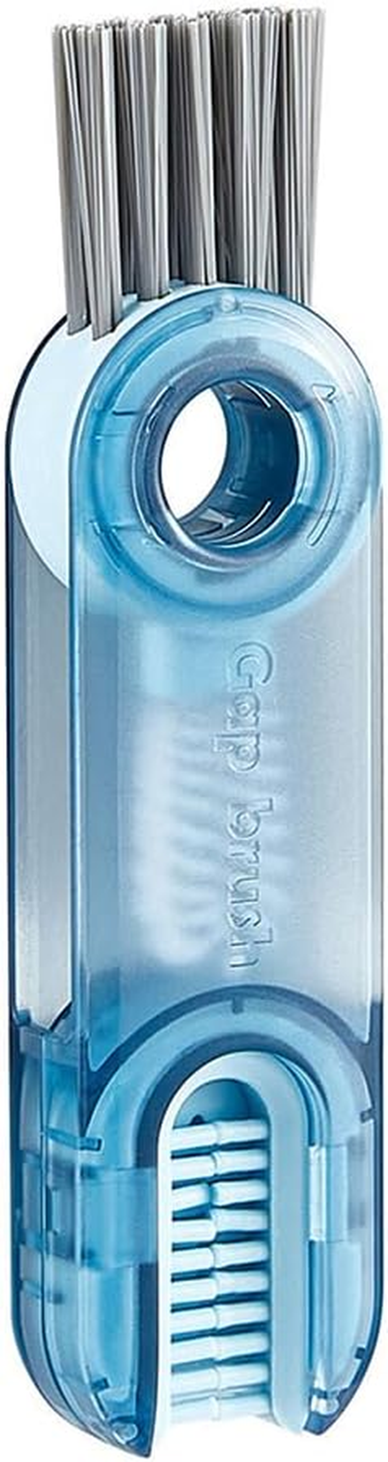 3 In1 Green Tiny Bottle Cup Lid Detail Brush Multi-Functional Plastic Cleaning Brush