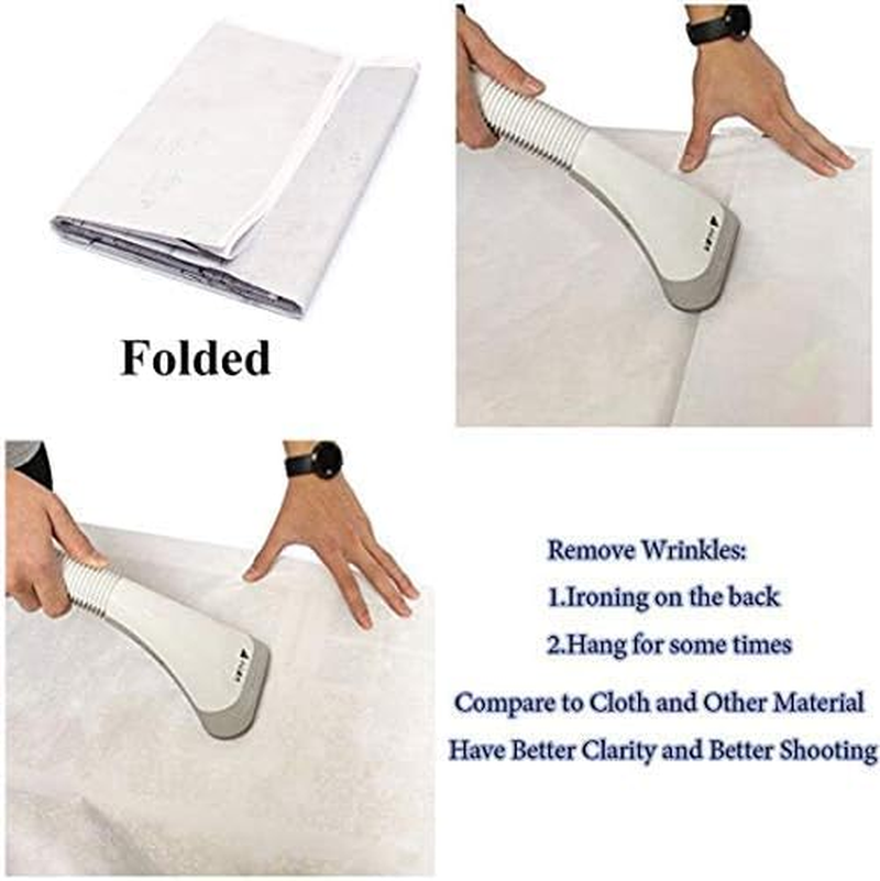 SJOLOON Christmas Backdrops Red Ball Theme Background Shining Stars Background New Year Backdrop for Christmas Party Decoration Banner Photo Shoot 12364 (10X8Ft) image number 2