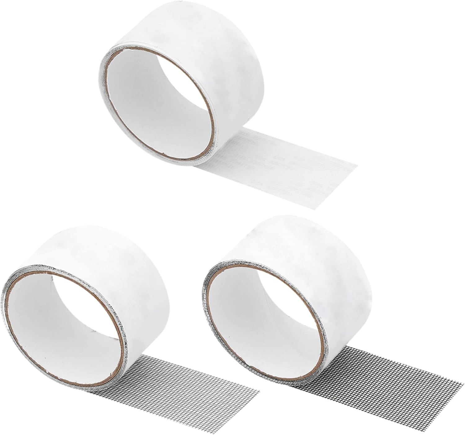 Screen Tape Mesh Repair 3PCS Screen Repair Tape, 2Inx6.6Ft Strong Adhesive Screen Tape Mesh Repair, Cuttable Screen Patch, Fine Mesh Screen Repair Kit for Doors and Window