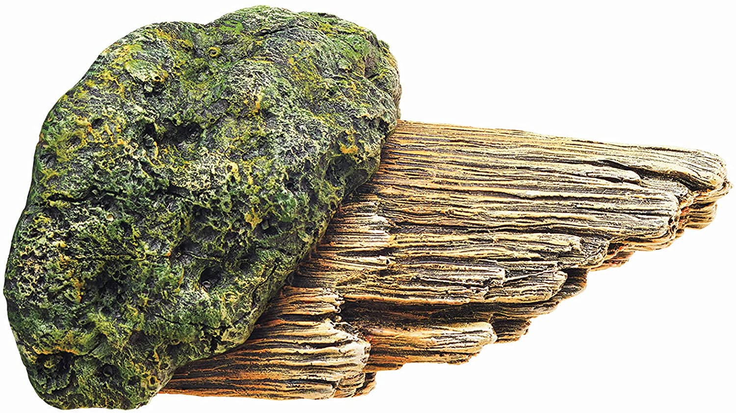 Zilla Vertical D&eacute;cor Mushroom Feeding Ledge One Size,Brown 9.5 In