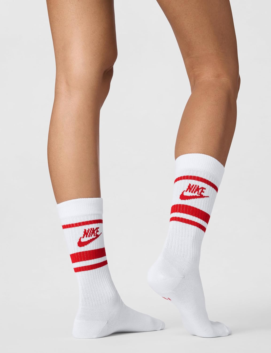 Nike Nsw Everyday Essential Cr Socks White/Black/Black M image number 3