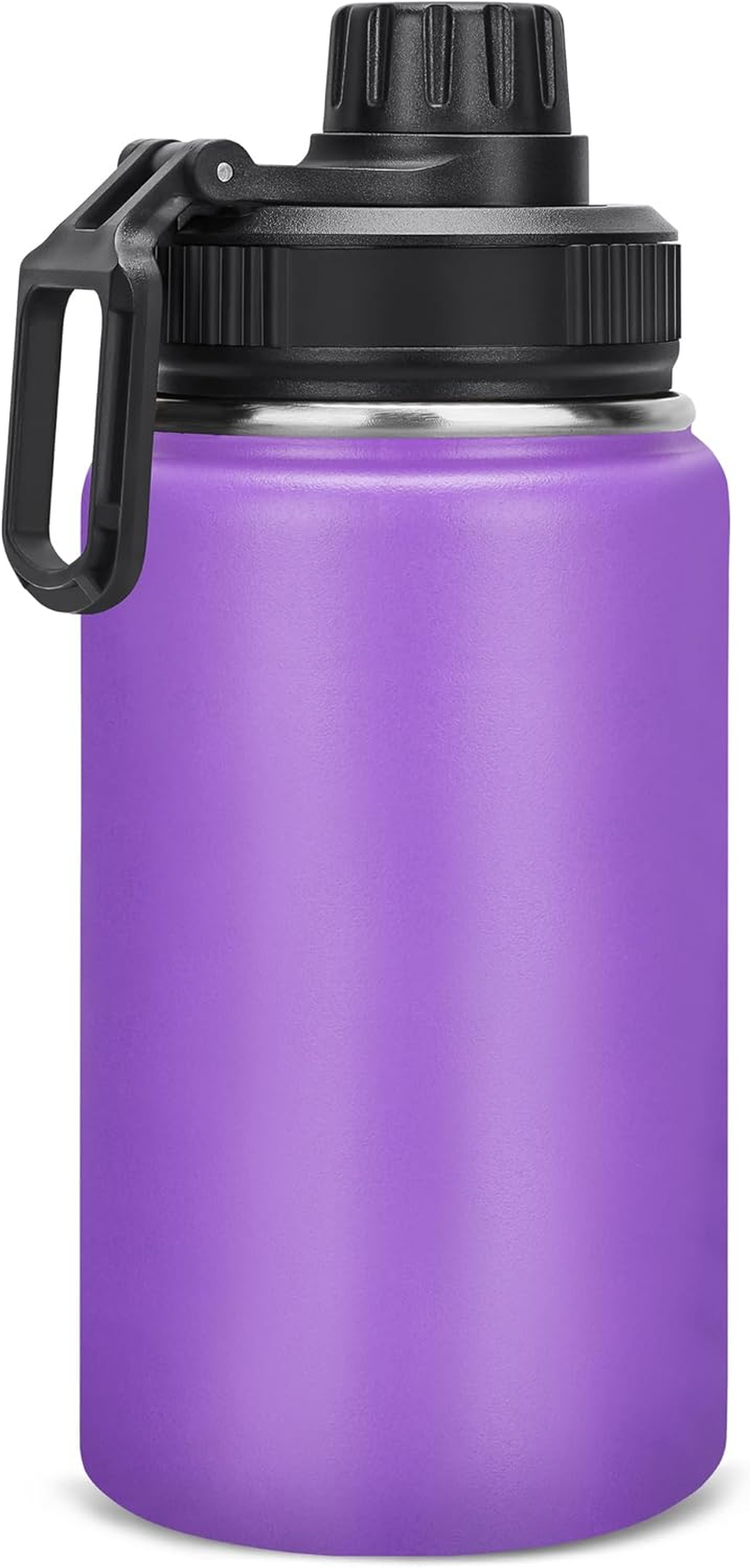 Milifox Insulated Water Bottle Stainless Steel Mini with Double Wall Vacuum Wide Mouth Leakproof BPA Free Keep Cold and Hot 350ML