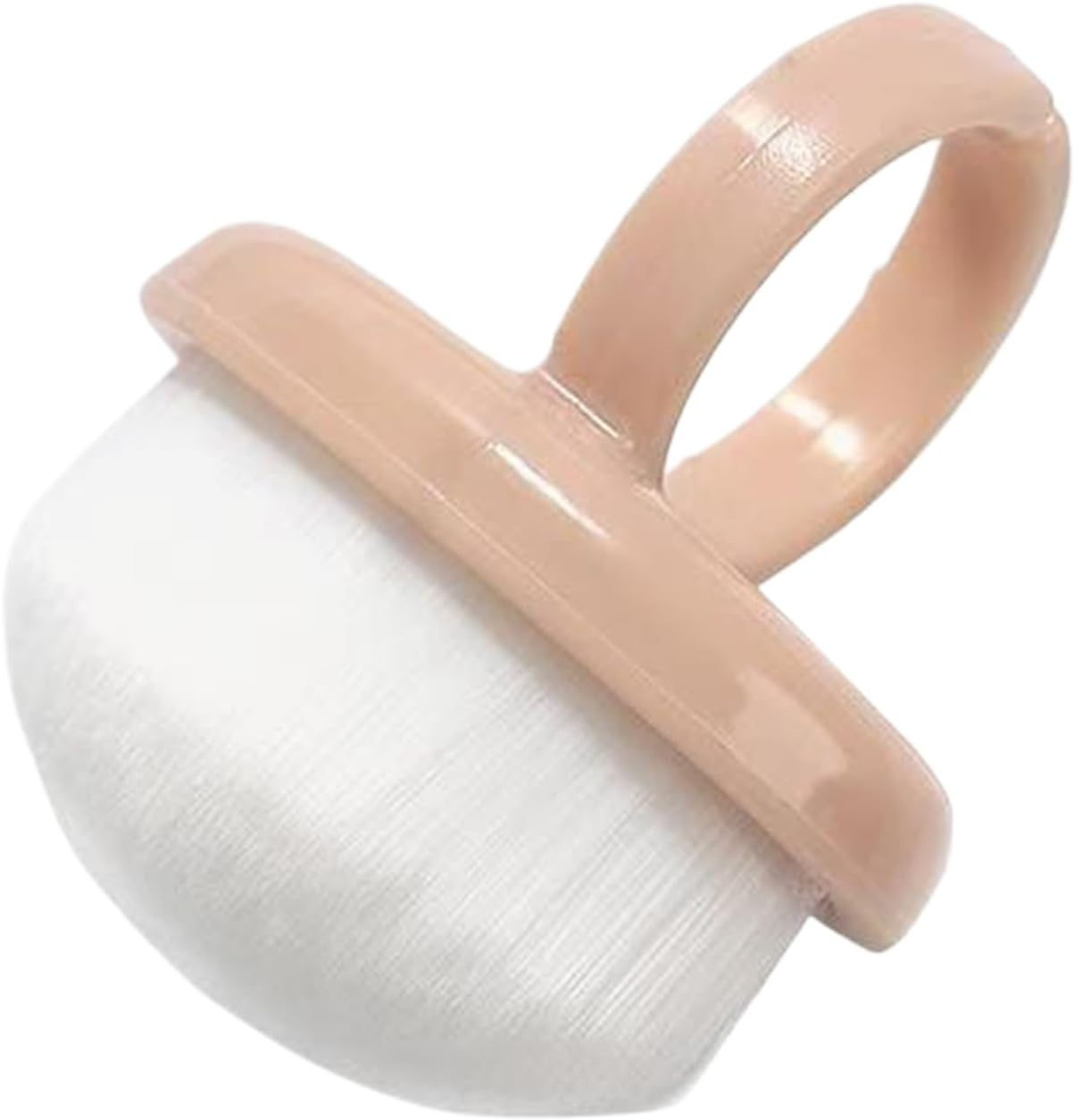 Finger Ring Nail Dust Brush | 1.6 Inches Powder Remover Brush | Nail Dust Remover | Soft Manicure Art Supplies Makeup Tool for Travel, Vacation, Outdoor, Home, Salon