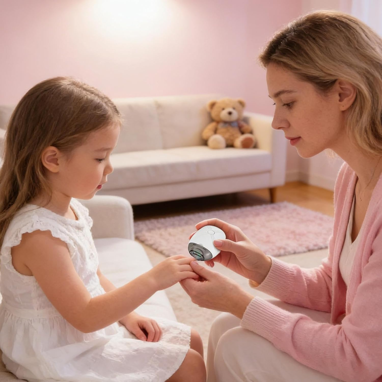 Automatic Nail File - 3 Speeds Fingernail Grinder Polisher | with Light Automatic Electric Nail File for Seniors | for Children, Seniors, Manicure, Pedicure, Toenails, Home, Salon, Christmas image number 3