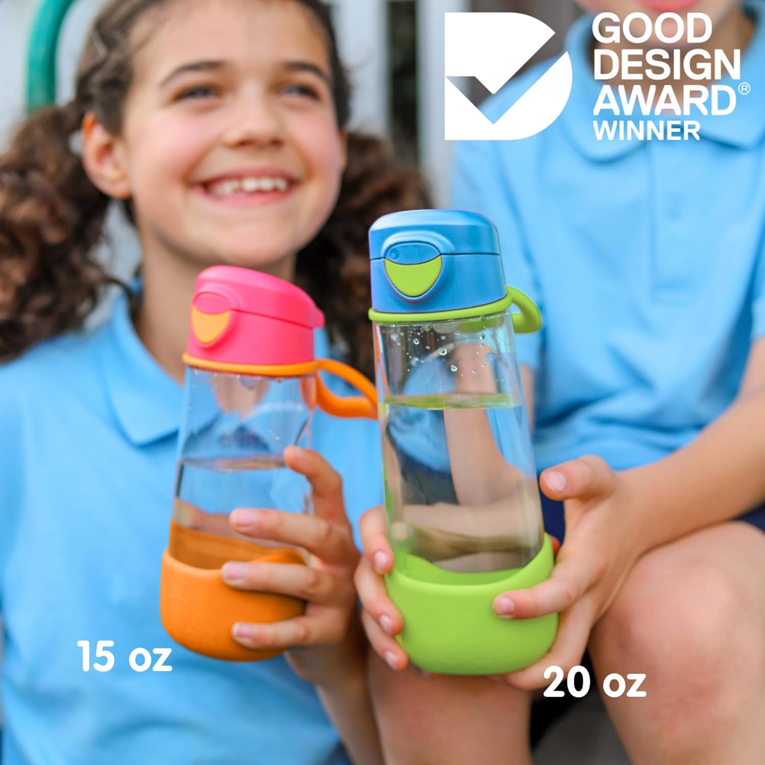 B.Box Sports Spout Bottle, Strawberry Shake, 450 Ml Capacity - Ocean Breeze image number 7