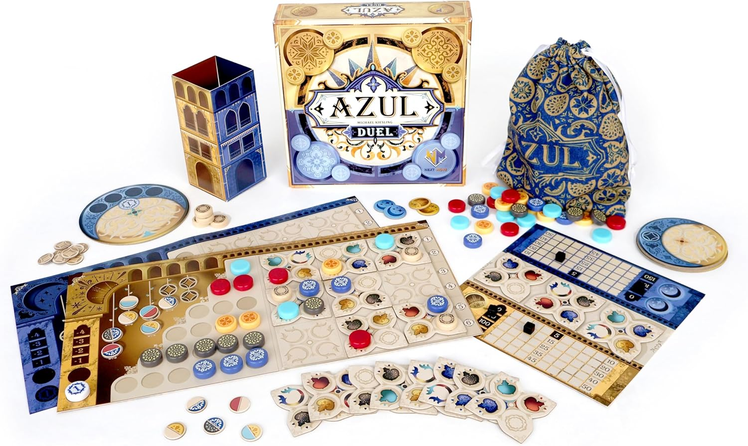 Next Move Games | Azul Duel | Board Game | Ages 10+ | 2 Players | 45 Minutes image number 3