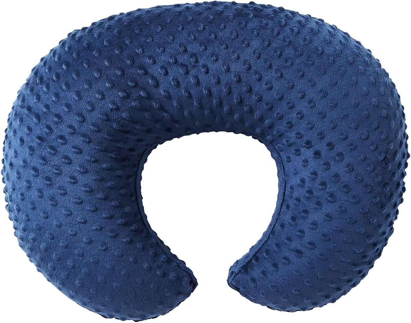 Nursing Pillow Cover Breastfeeding Pillow Cases Plush Dot Slipcover (Orchid)