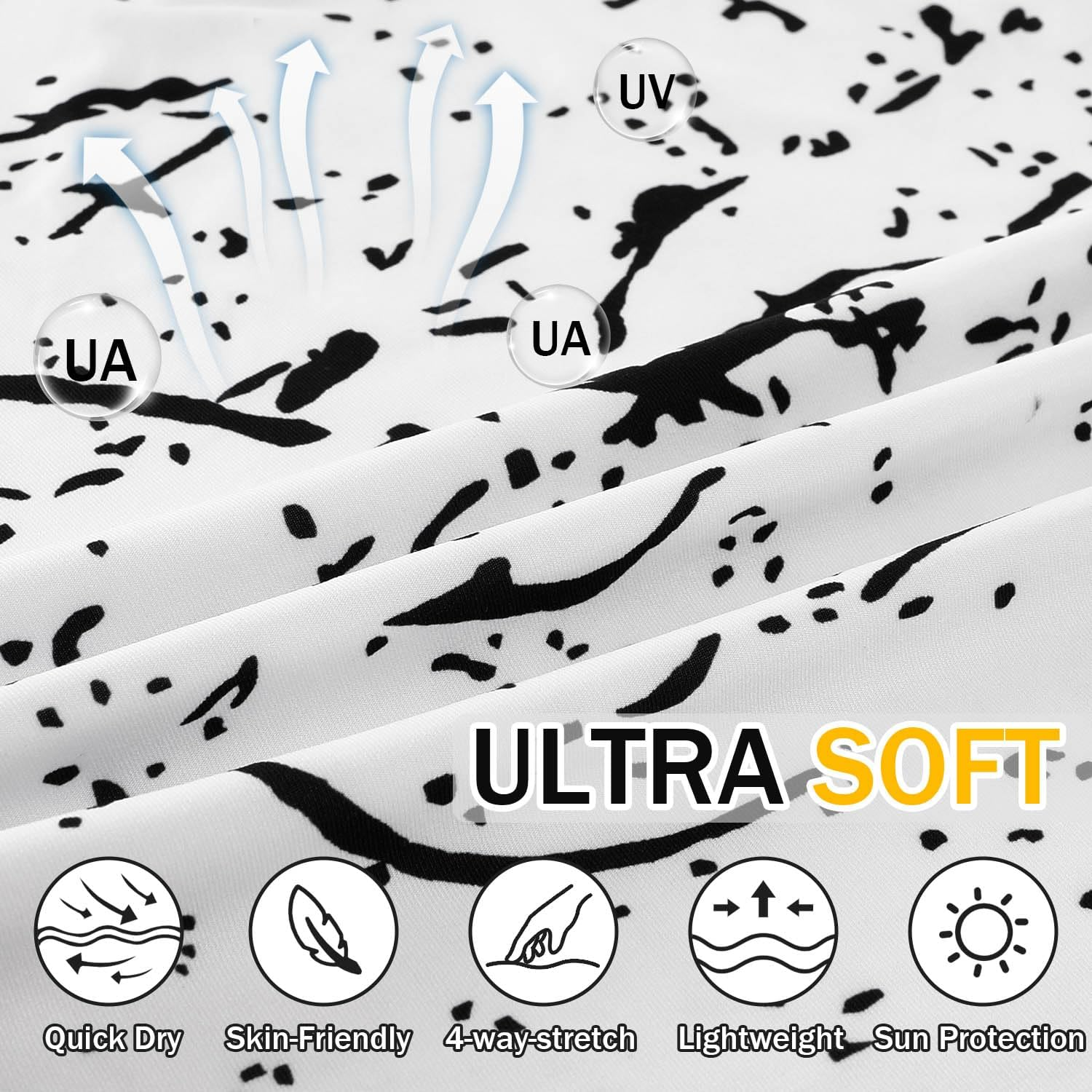 WOTOW Men'S Sun Protection Hoodie Shirt, UPF 50+ Soft Long Sleeve Fishing Shirts, UV Protection Quick Dry Lightweight Rash Guards for Hiking Running Camping Fishing image number 5