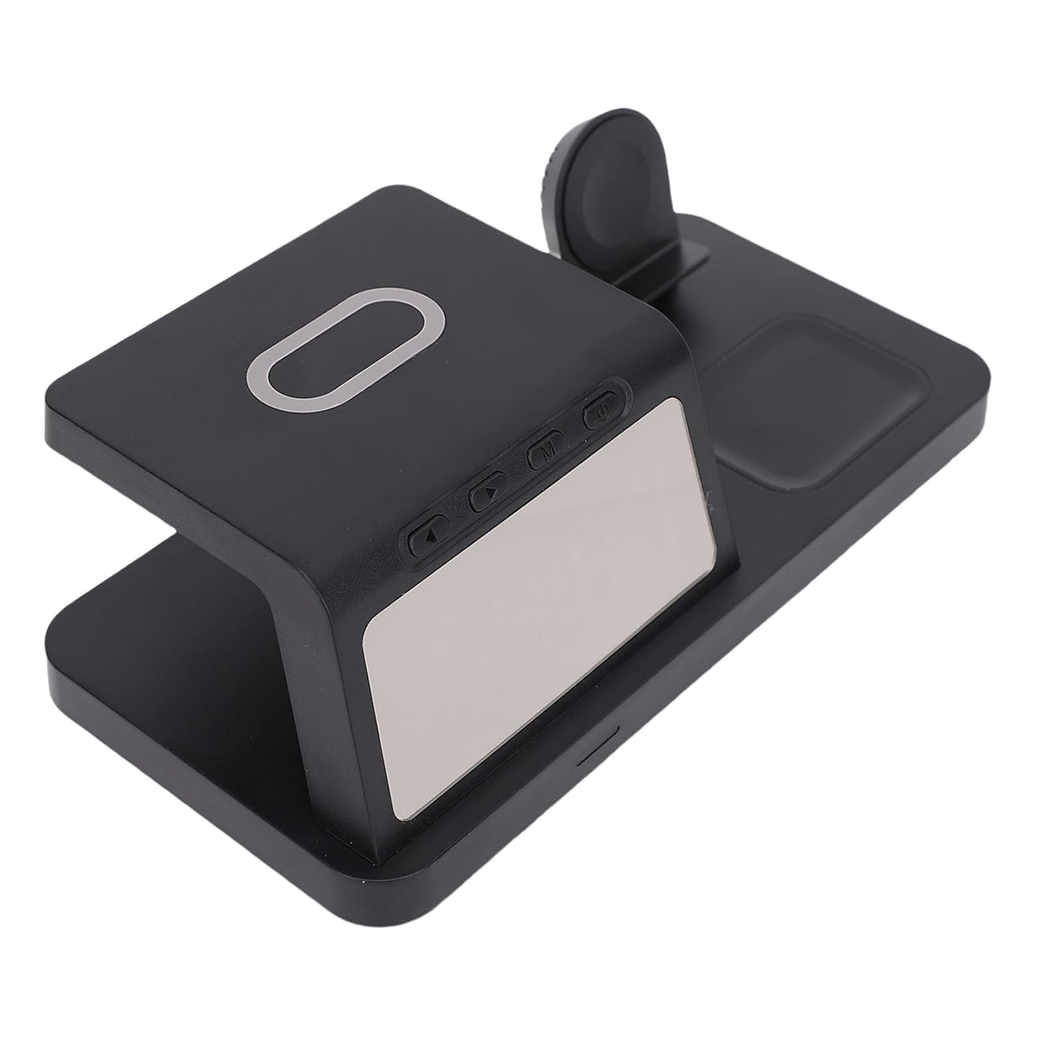 Wireless Charging Station, Alarm Clock with Phone Charger, Fast Charging Clock for Phone Watch Earbuds, Type C Interface, 15W, 10W, 7.5W, 5W Output Power Support image number 5