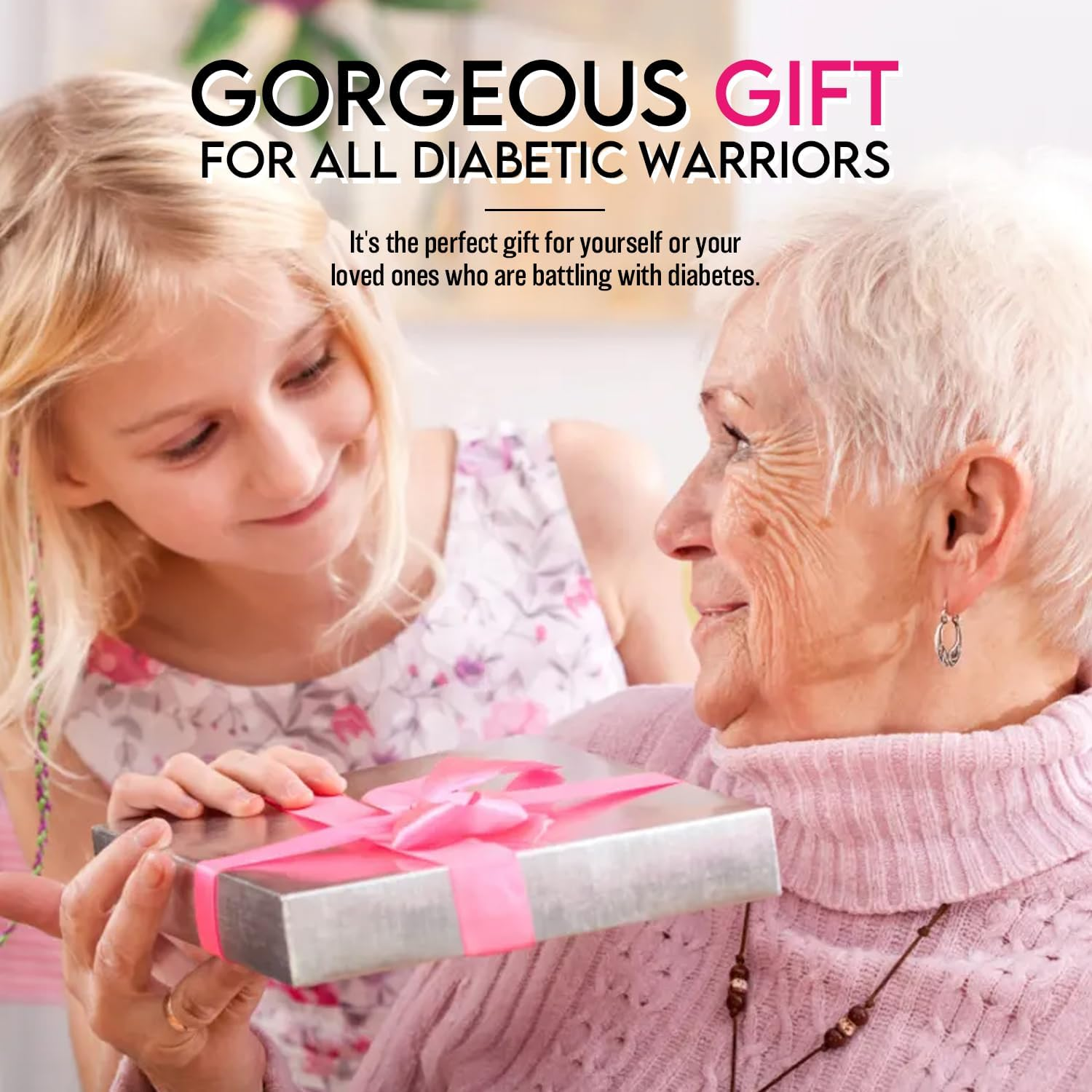 Travel Diabetic Case - Colourful, Witty Design, Durable 100% Cotton Canvas with Bonus Keychain - Perfect for Diabetic Supplies, Cosmetics, Toiletries, Makeup Brushes - Lightweight Travel Buddy image number 5