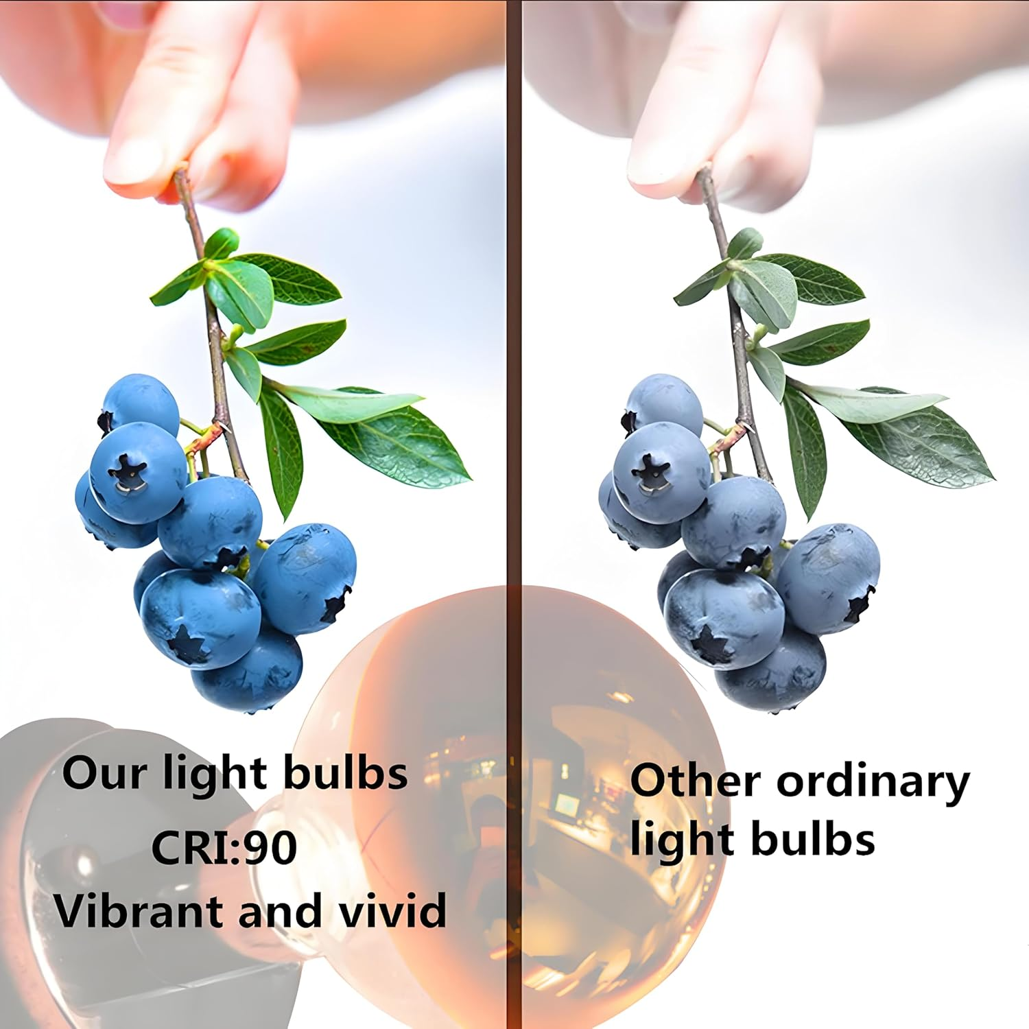 Vanpus 4 W LED Edison Bulb, Dimmable 2700 K Warm White, E27 Socket, 20,000 Hours Lifespan, 90+ CRI, Smoke Grey Glass Vintage Lamp - Pack of 3 image number 5