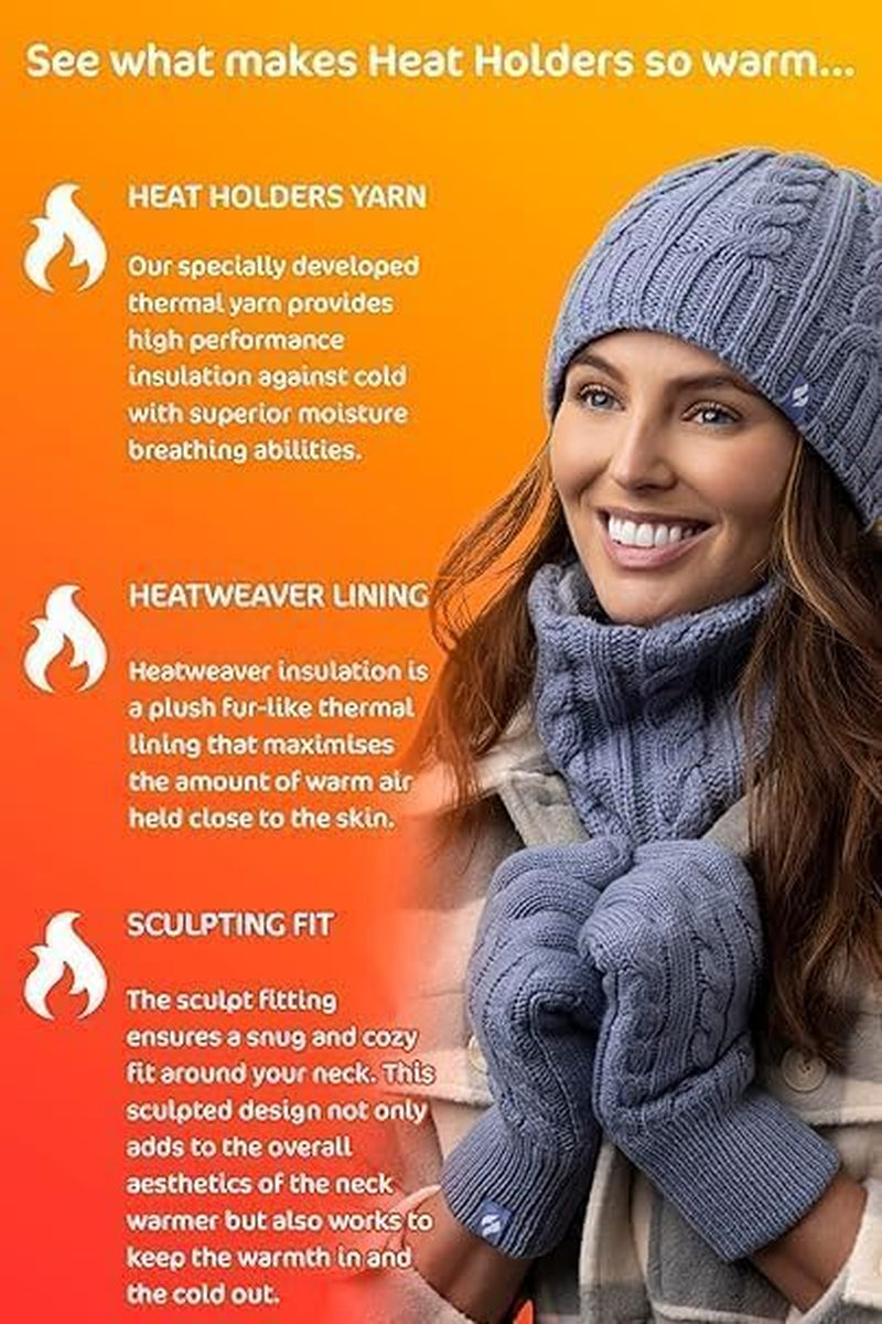 HEAT HOLDERS | Sockshop | Ladies Arden Thermal Ribbed Pom Pom Turn over Beanie | Winter Warmth | Women'S One Size Fits Most | Cerise image number 5