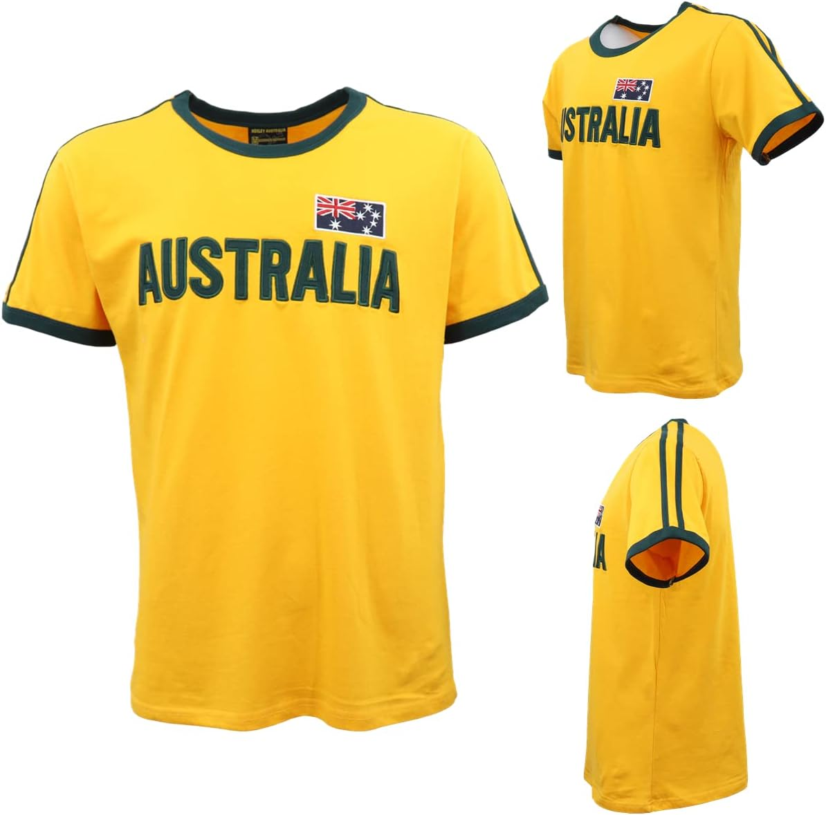 New 2-14 Years 100% Cotton Kids T-Shirt Australia Day Flag Stripes Tee Tops Gift