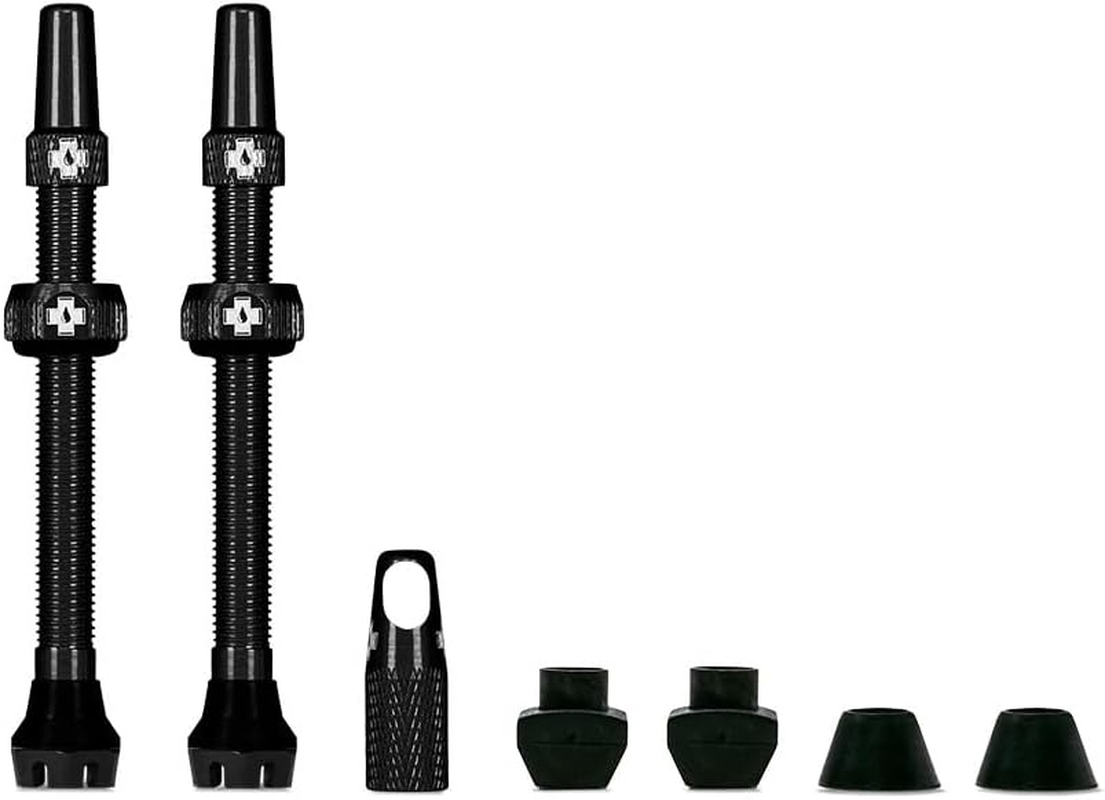 Muc-Off Tubeless Valves, Black 44Mm - Dust Caps for Bikes with Valve Core Removal Tool - Presta Valve Caps for Tubeless Mtb/Road/Gravel Bikes image number 4