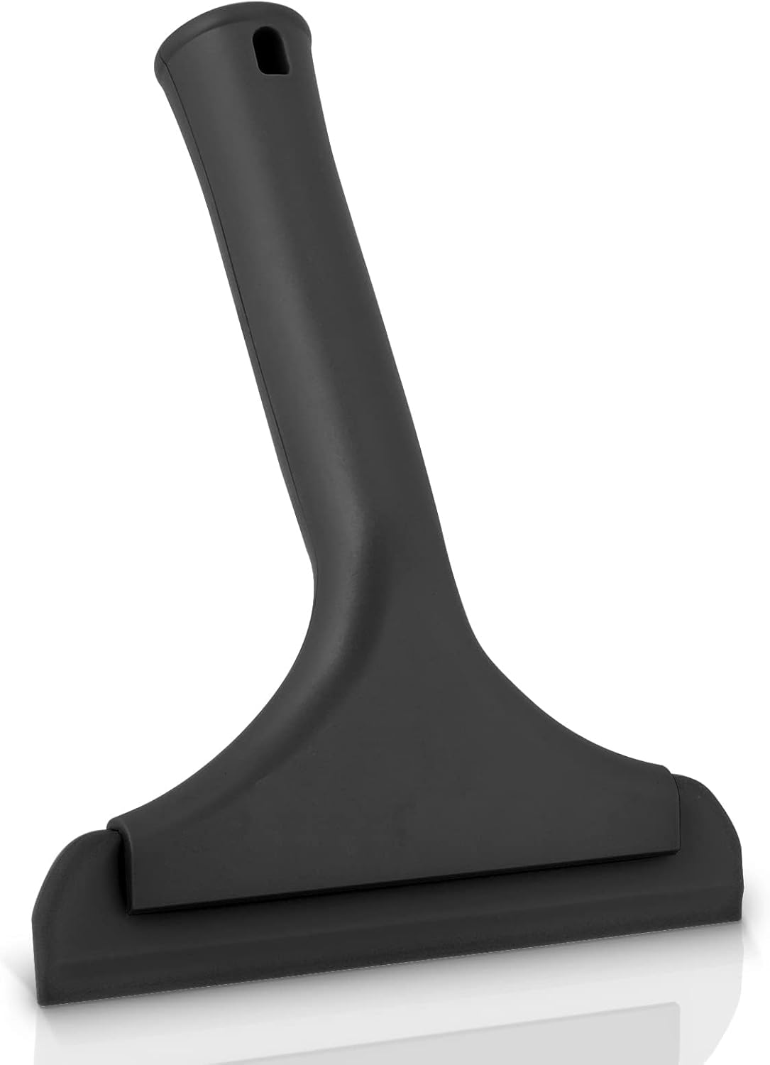 Silicone Window Squeegee Kit Flexible Shower Squeegee Window Cleaner Water Wiper Shower Scrapers Mini Squeegee for Car Mirror (Black+Blue)