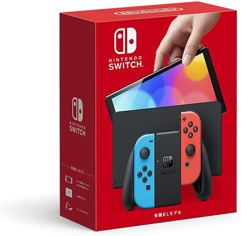 Nintendo Switch - OLED Model with Neon Red & Neon Blue Joy-Con Region-Free [Nintendo Switch]